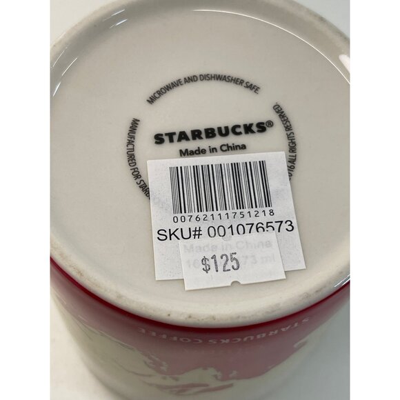 Starbucks Mug China Ceramic Coffee Mug With Dragon Design 12 Oz Collectible New! - Picture 7 of 7